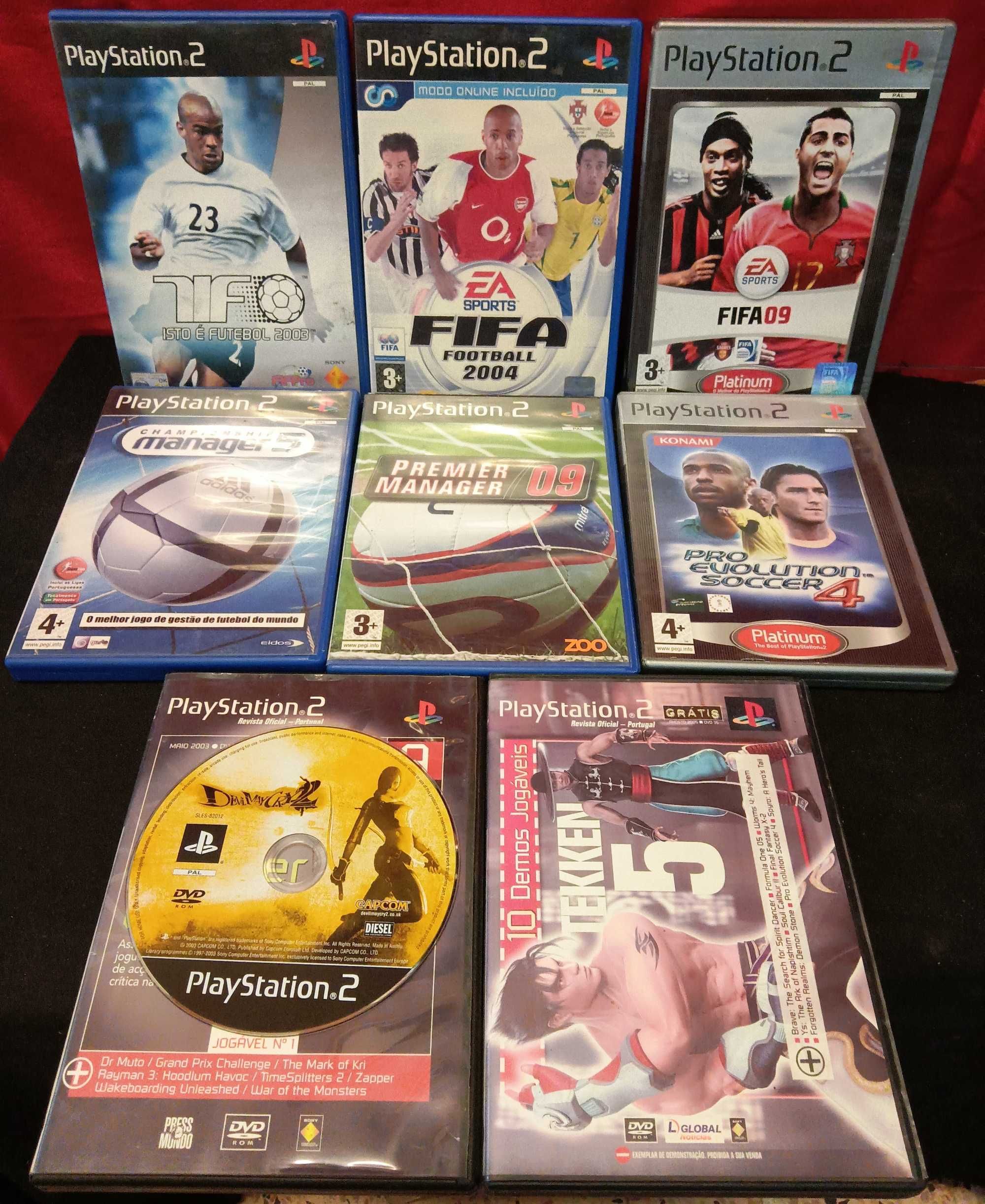 lote de jogos PS2