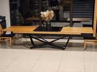 Stół dębowy rozkładany, stol drewniany loft