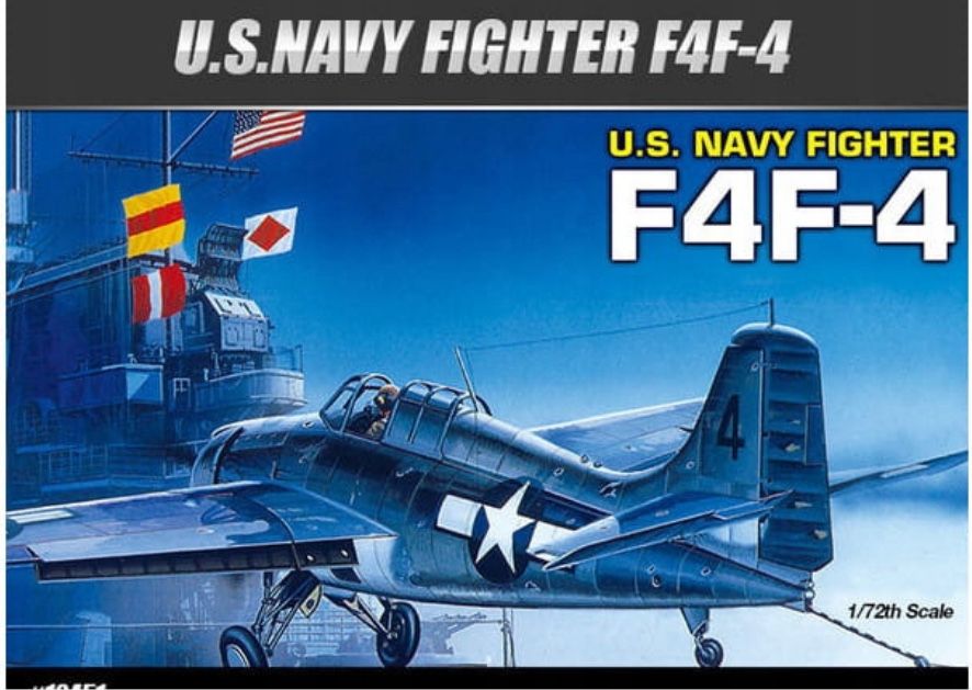 Academy 12451 samolot F4F-4 Wildcat model do sklejania 1:72
