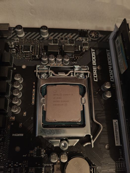 Płyta Główna MSI H370m Bazooka + Intel I3 8100