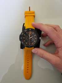Relógio one cor laranja