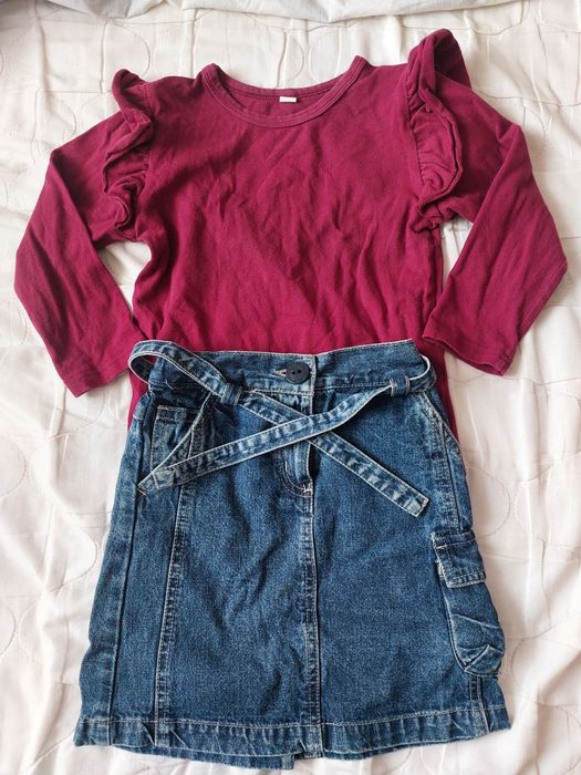 Юбка джинсова на дівчинку