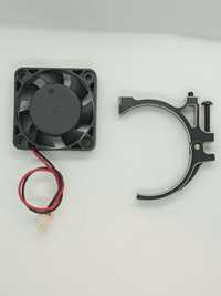 Apoio alumínio com cooler 12v para RC 1/8 ou 1/16.