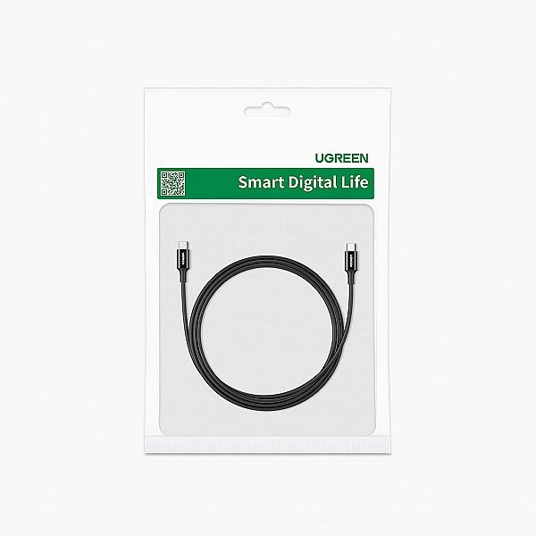Kabel Ugreen US300 USB-C / USB-C 480Mb/s 5A 1m - czarny