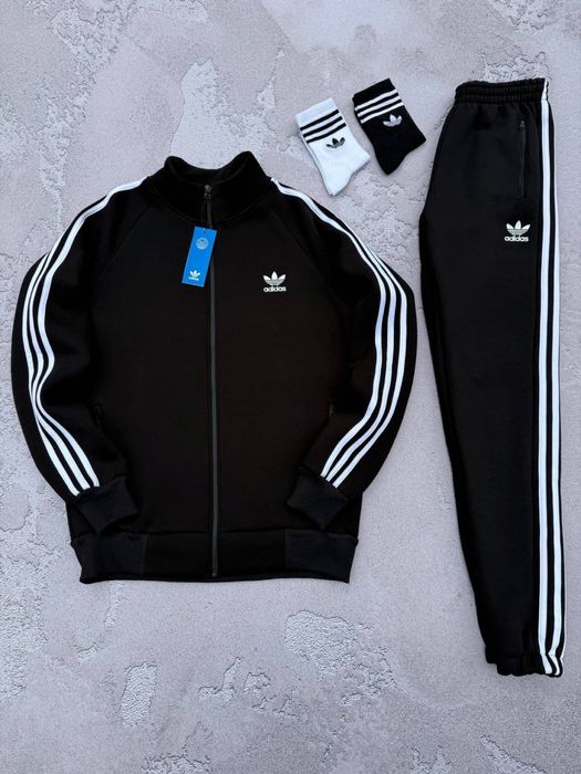 Чоловічий зимній спортивний костюм адідас на флісі Adidas [xs-3xl]