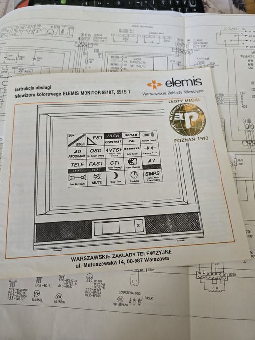 Instrukcja obsługi telewizor Elemis