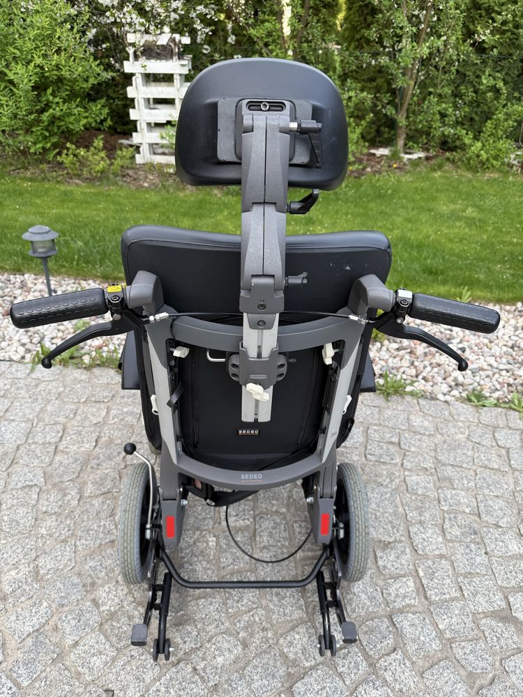 Wielofunkcyjny wózek inwalidzki IBIS X-series dla opiekuna Full opcja