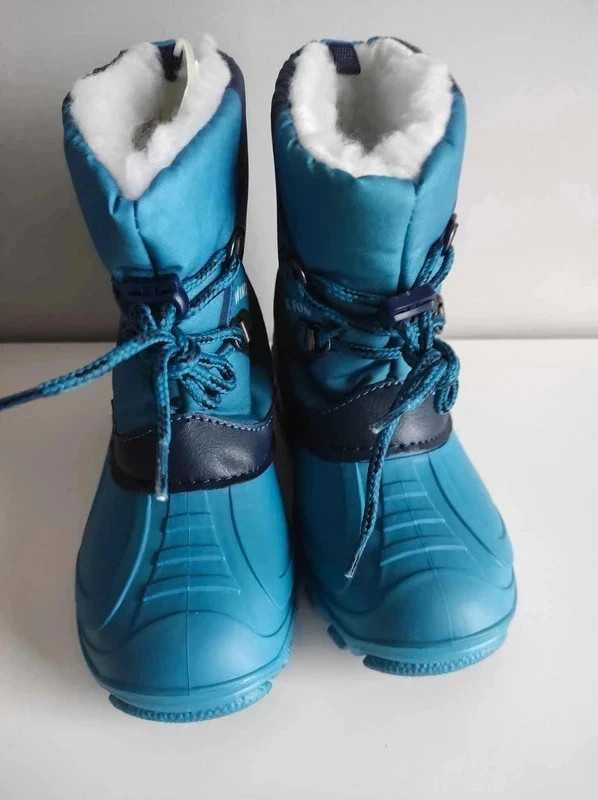Nowe buty zimowe dla chłopca świecące 28 śniegowce