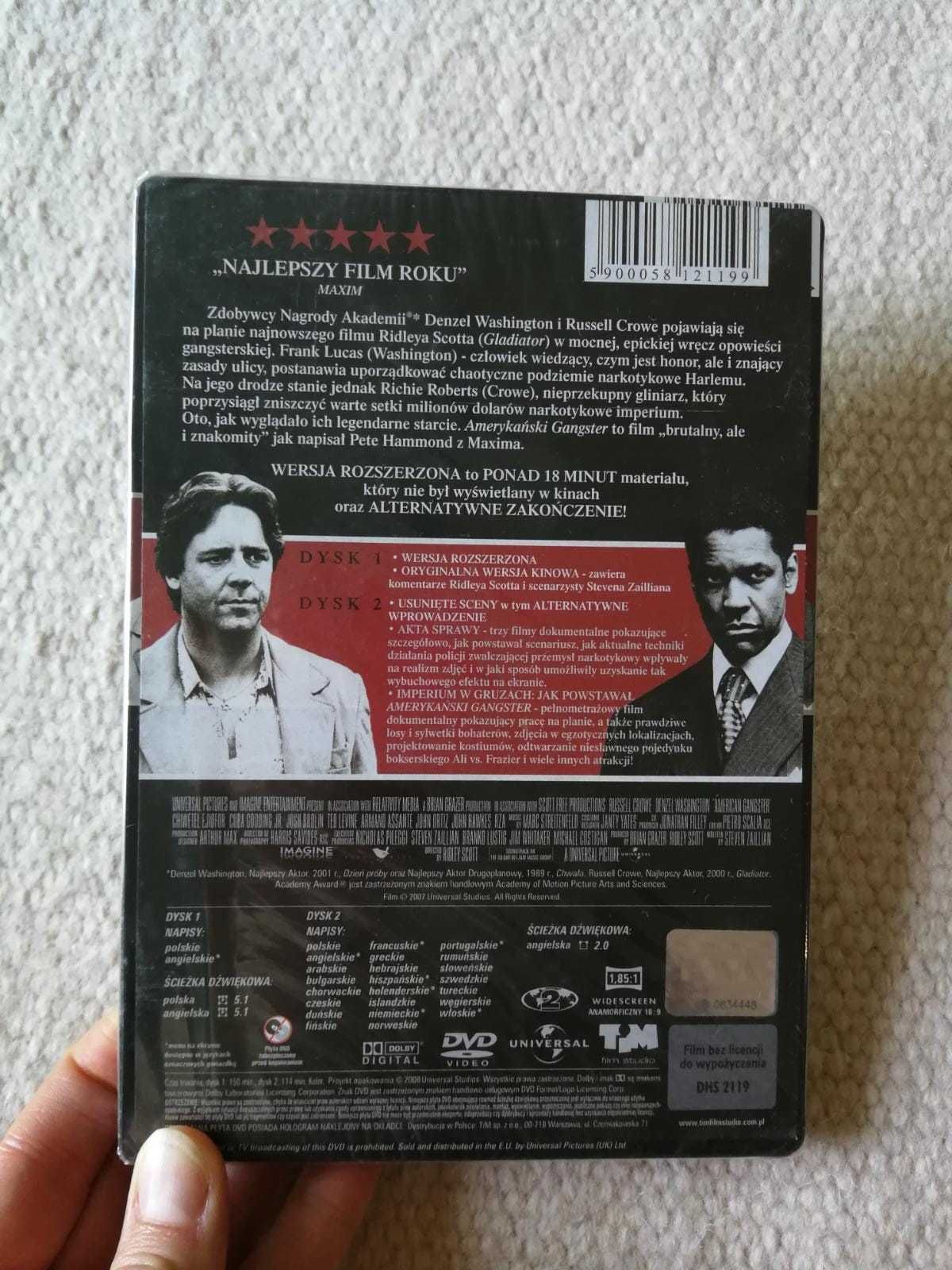 American Gangster film DVD edycja kolekcjonerska, NOWY folia