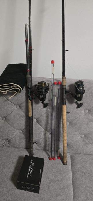 Komplet wędek gruntowych z kołowrotkami