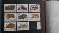 18 znaczków stemplowanych ZSRR ze zwierzętami