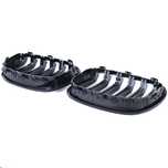 Grelha dupla para BMW Série 1 F20 F21 2011 a 2015 Preto Brilhante