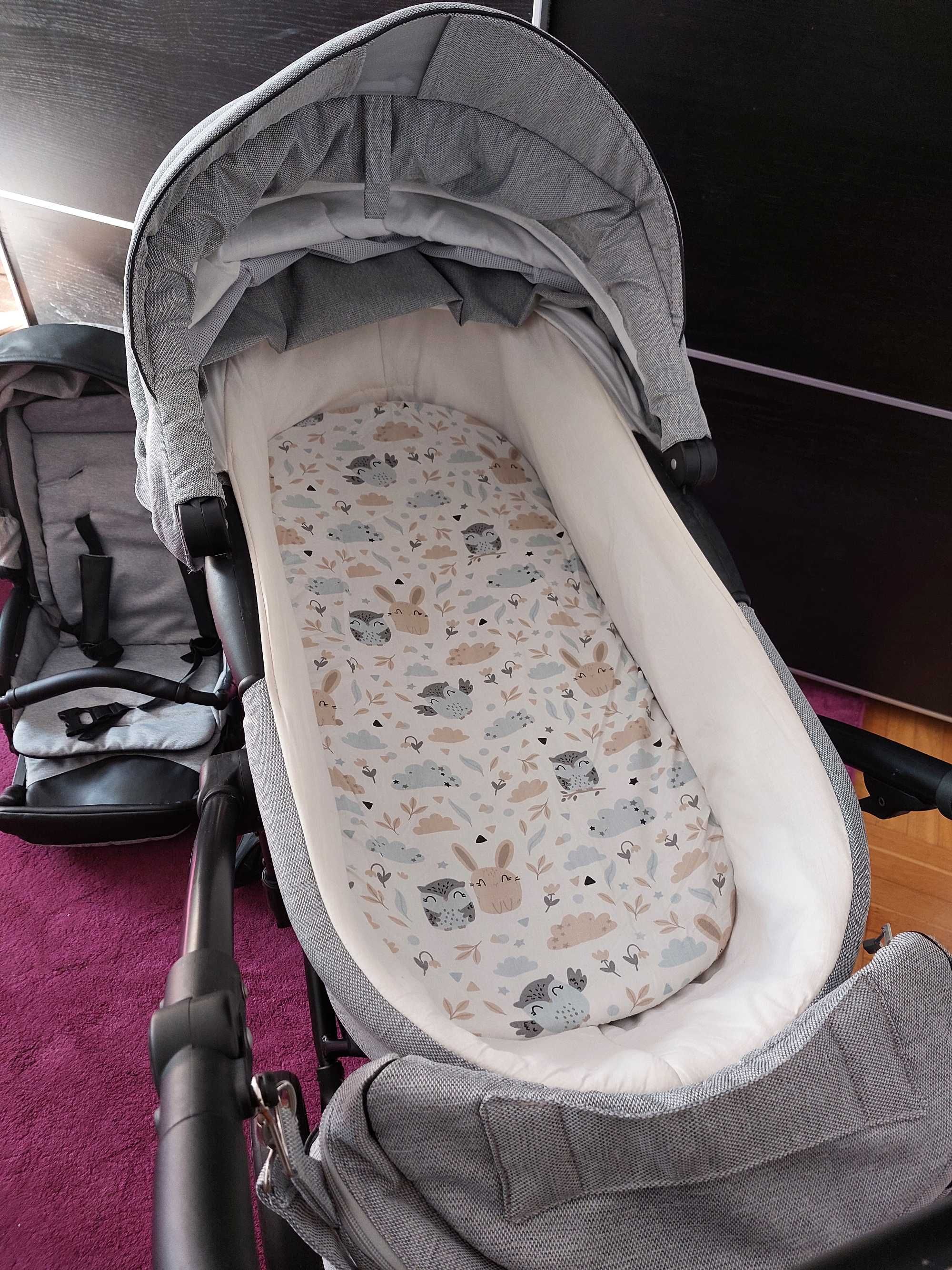 Wózek dziecięcy Bebetto Tito (2w1] gondola + spacerówka