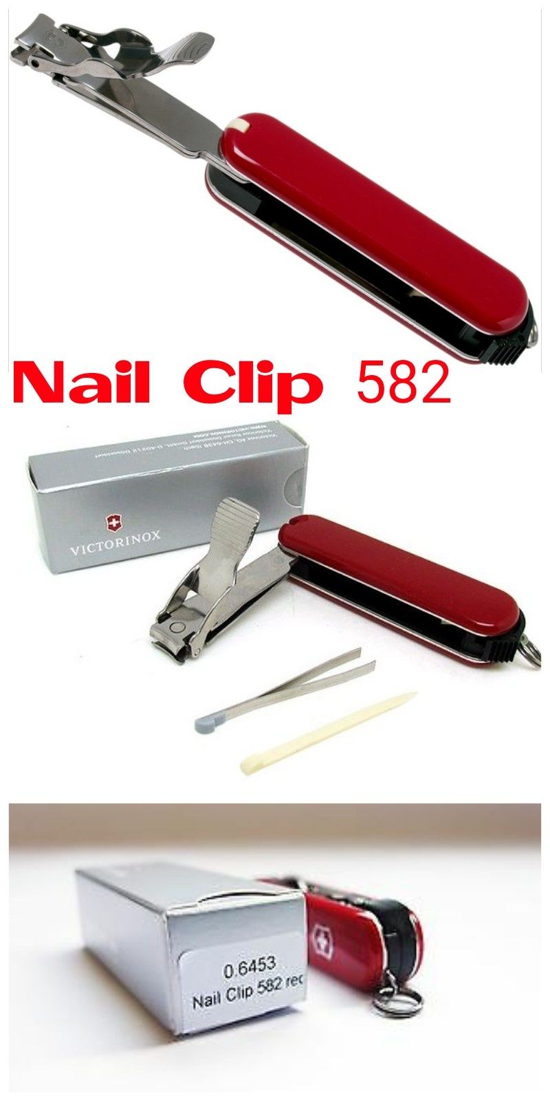 Victorinox Книпсер Nail Clip Кусачки для ногтей Ножницы маникюрные