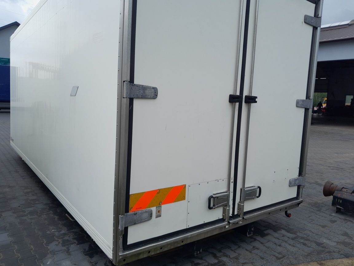 Kontener magazyn izoterma 6m z transportem i rozładunkiem agregat 380v