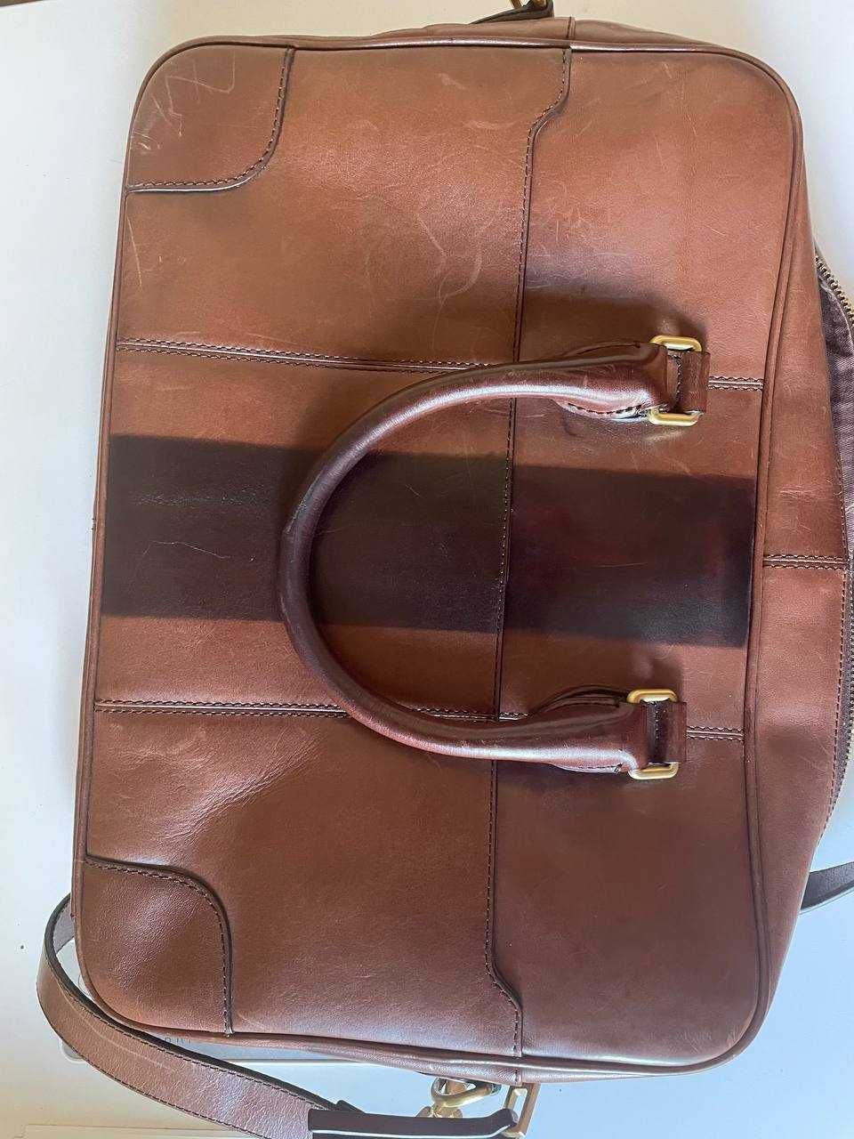 Massimo Dutti сумка шкіряна