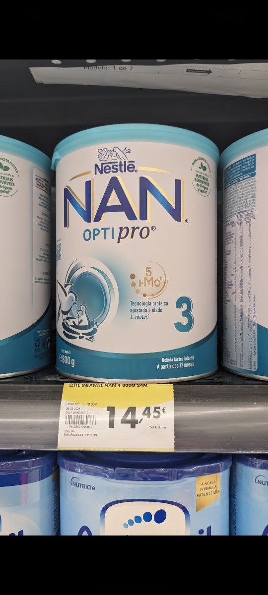Nestlé NAN Optipro 3 – 800g | Lata nova e selada (12m+)