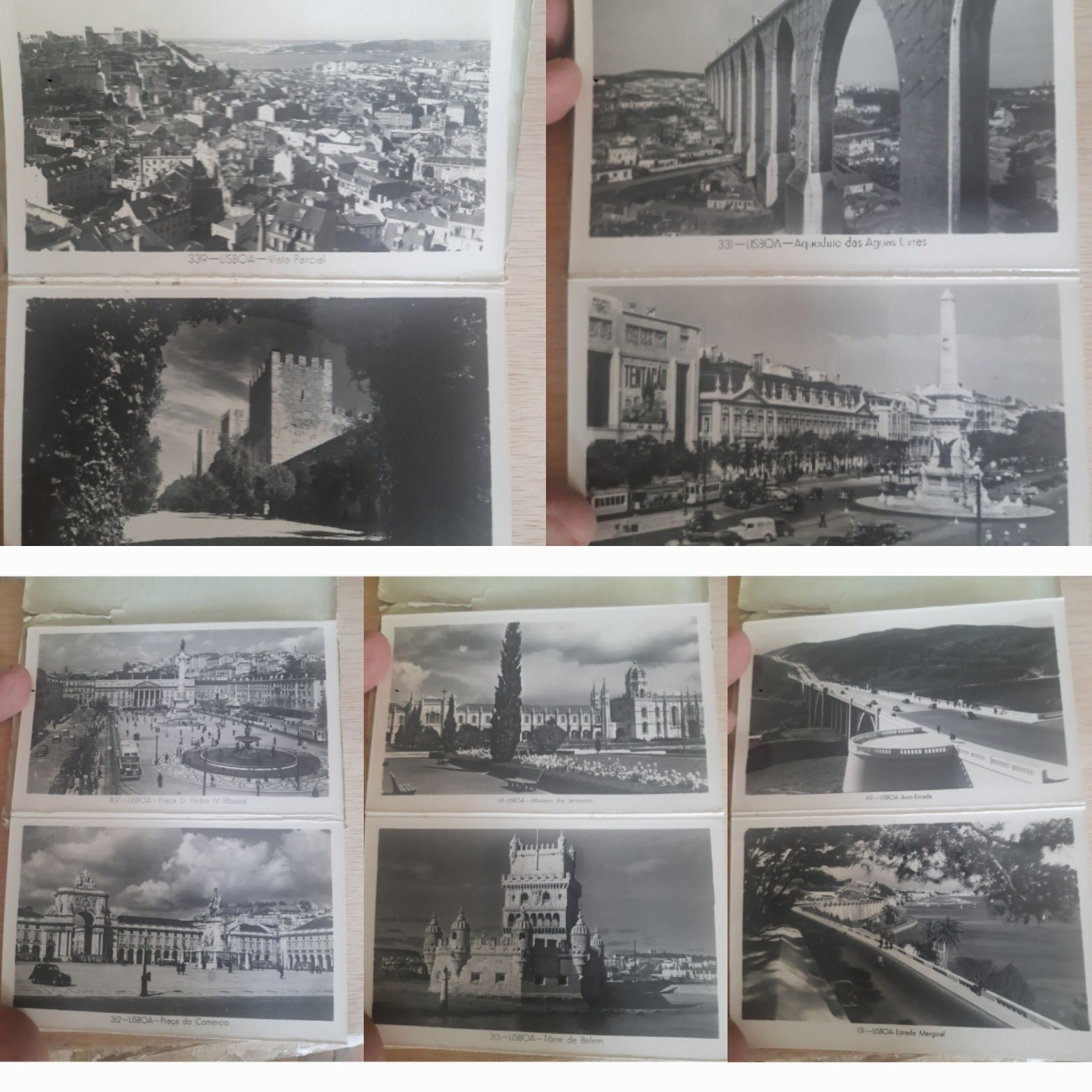 Lote postais anos 50