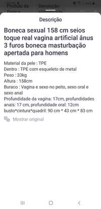 Boneca de sexo realista