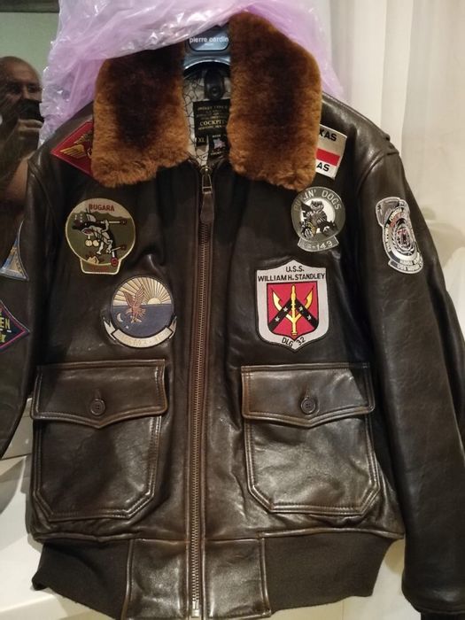 Top Gun g1 лётная куртка  Cockpit . Handmade in USA.
