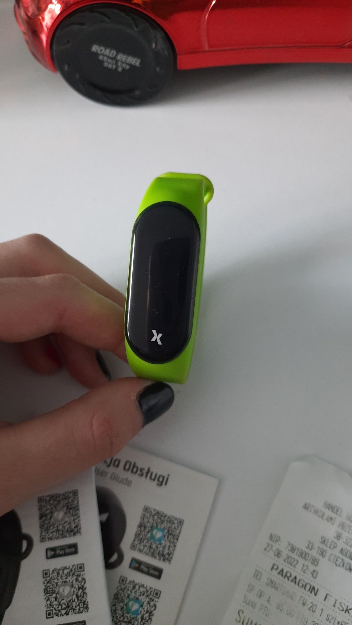 Smartband opaska zielona