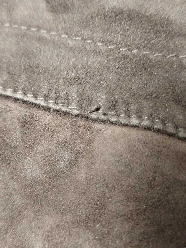 Kurtka skórzana zamszowa Hugo Boss suede leather jacket vintage