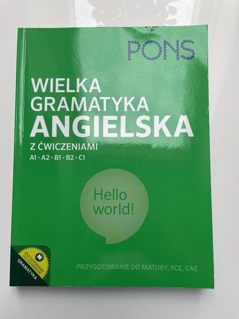 Książka - Wielka Gramatyka Angielska PONS z cwiczeniami