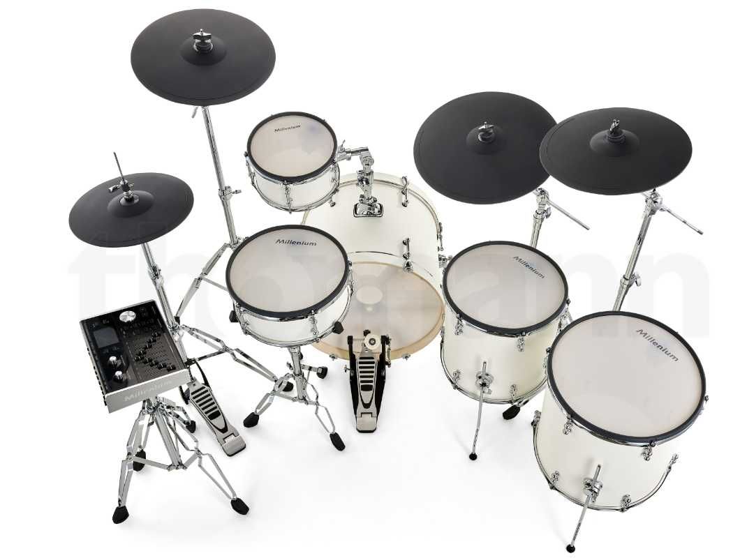 Millenium MPS-1000 D2 E-Drum Set PW + Banco