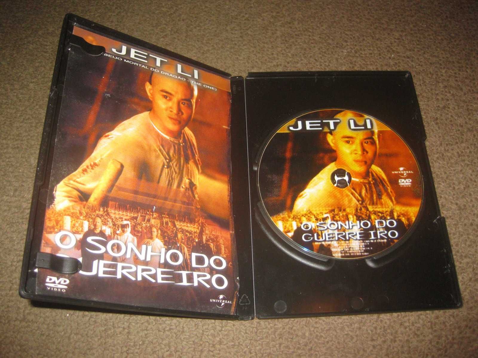 DVD "O Sonho do Guerreiro" com Jet Li/Raro!