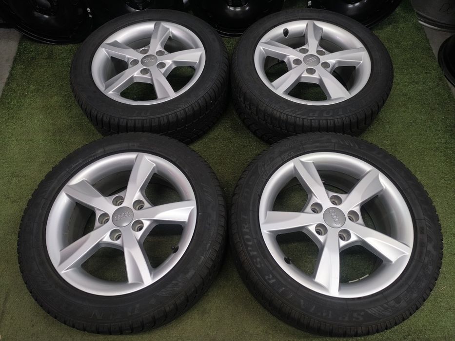 Koła 16" 5x112 et43 opony 205/55/16 Audi a3 a4 b6 b7 a6 VW Passat Golf
