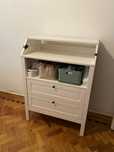 Trocador/cómoda branco SUNDVIK Ikea