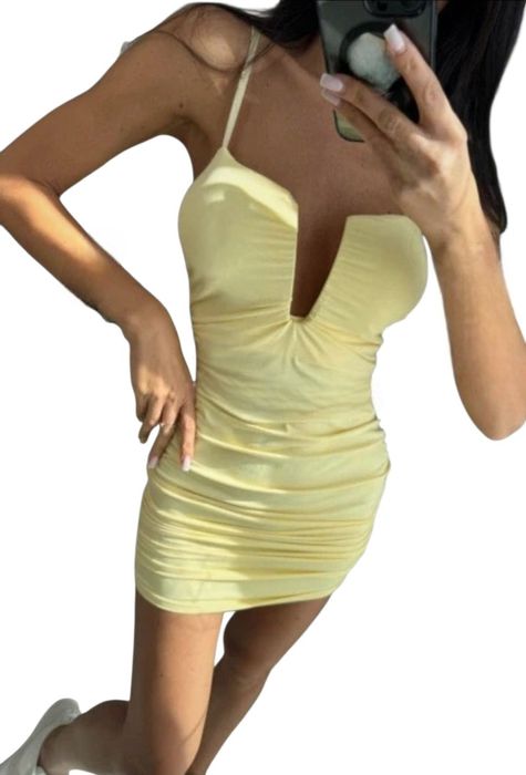 Sukienka drapowana push-up xs s m Hollywood Dream