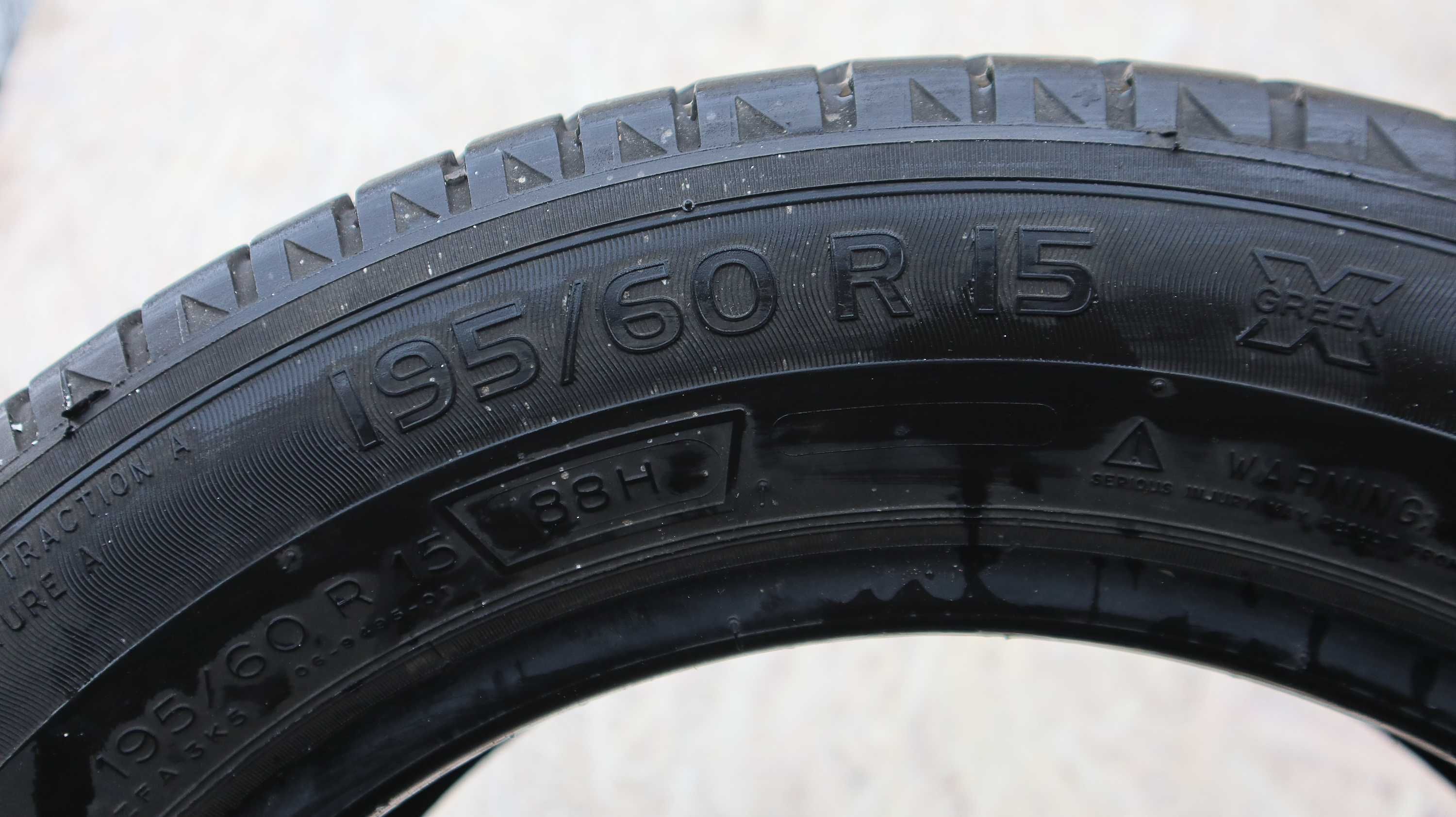 Пара літніх шин Michelin Energy Saver 195/60 R15 2021