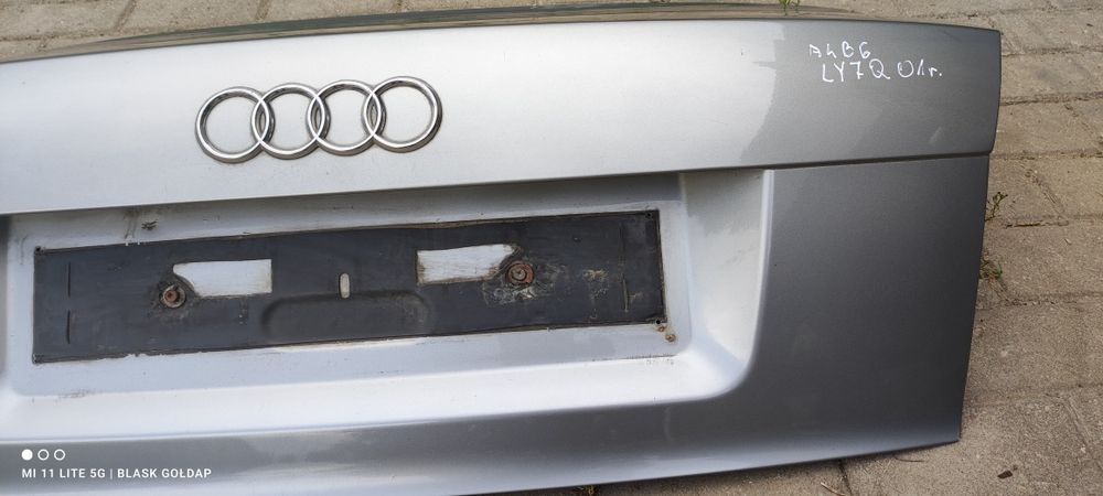 Klapa Bagażnika LY7Q Audi A4 B6 1.9 Sedan 01 Blask Gołdap