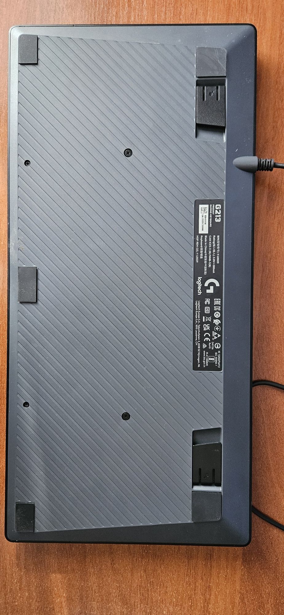 Клавіатура дротова Logitech G213 Prodigy Gaming Keyboard USB UKR