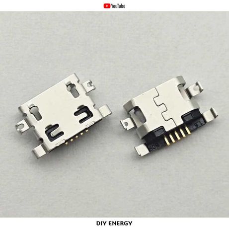 Разъем Micro USB 5pin 1,6 мм для ремонта телефонов, планшетов