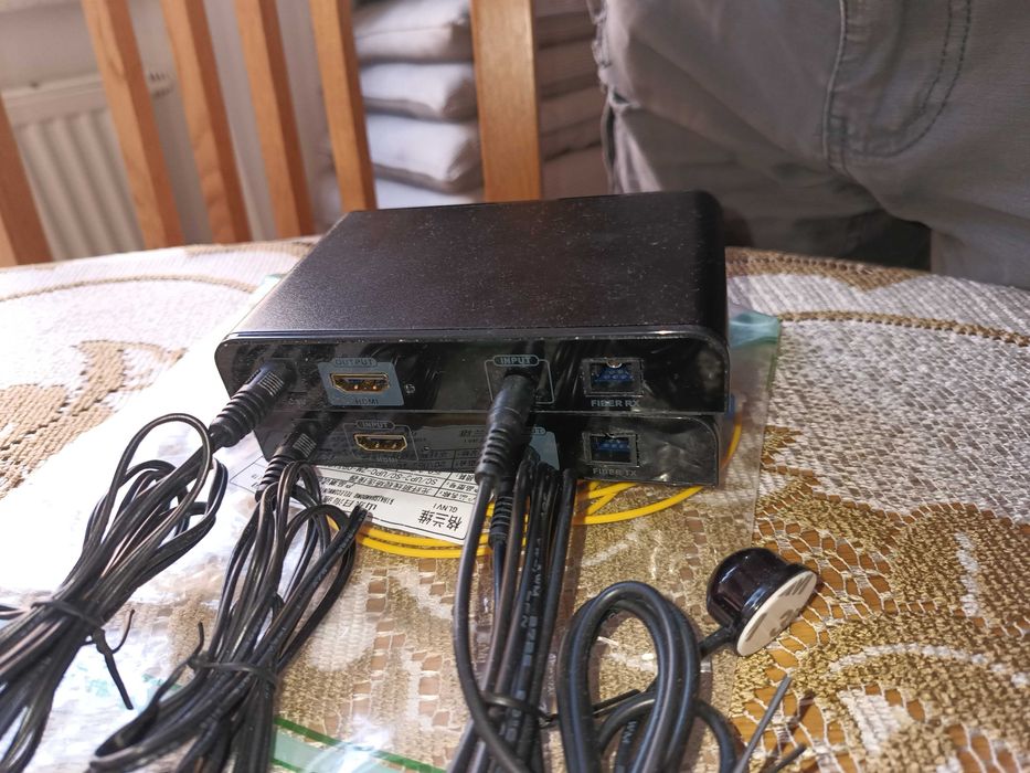 Extender HDMI z opcja pilota - światłowód
