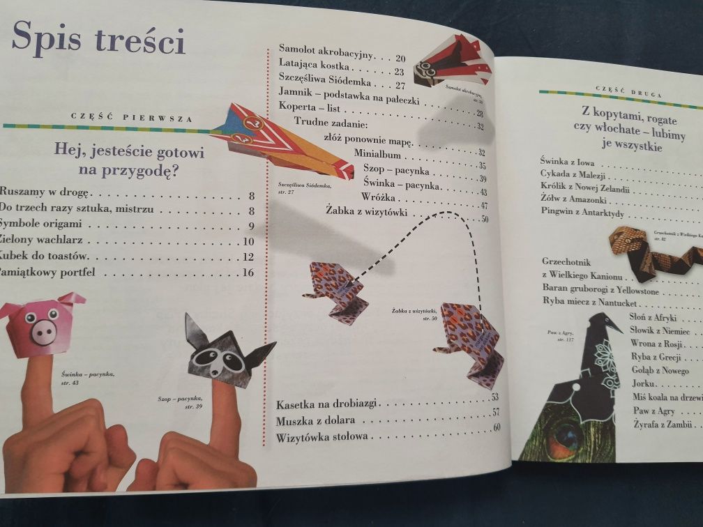 Książeczka dla dzieci i nie tylko "Podróże origami"