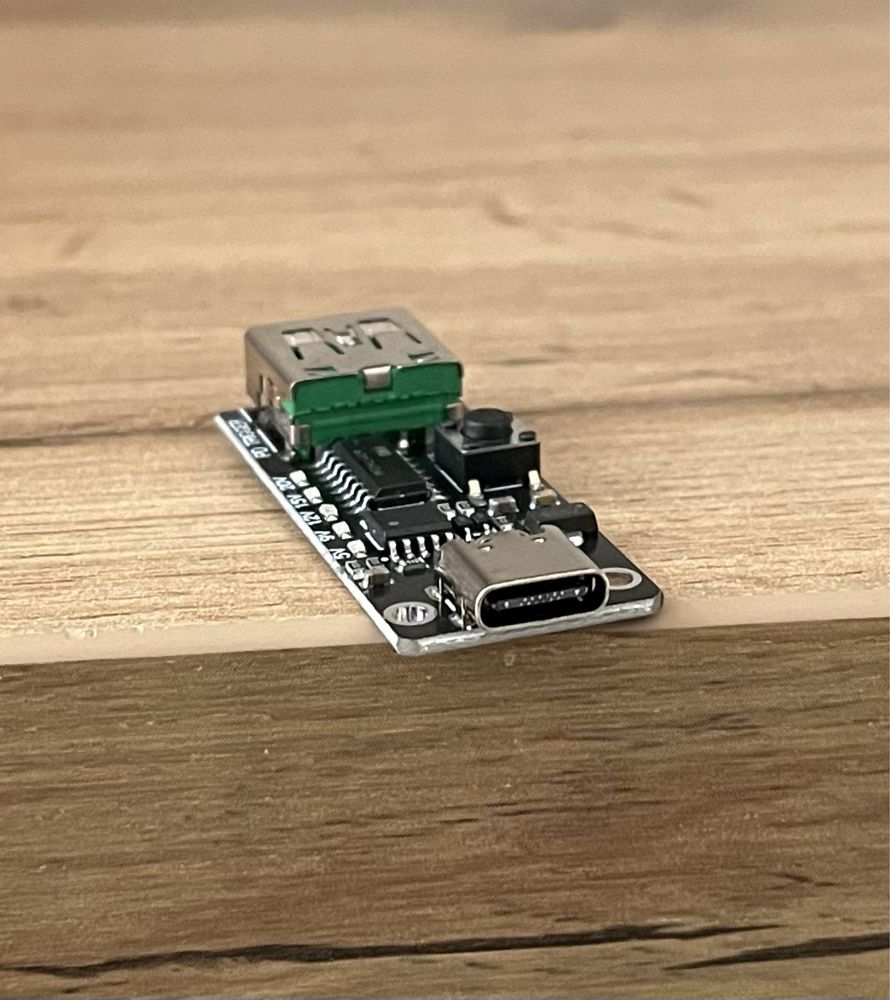 PD триггер 100W 5A PD/QC,PD2.0 3.0 - 5V-20V Type-C -> USB-A