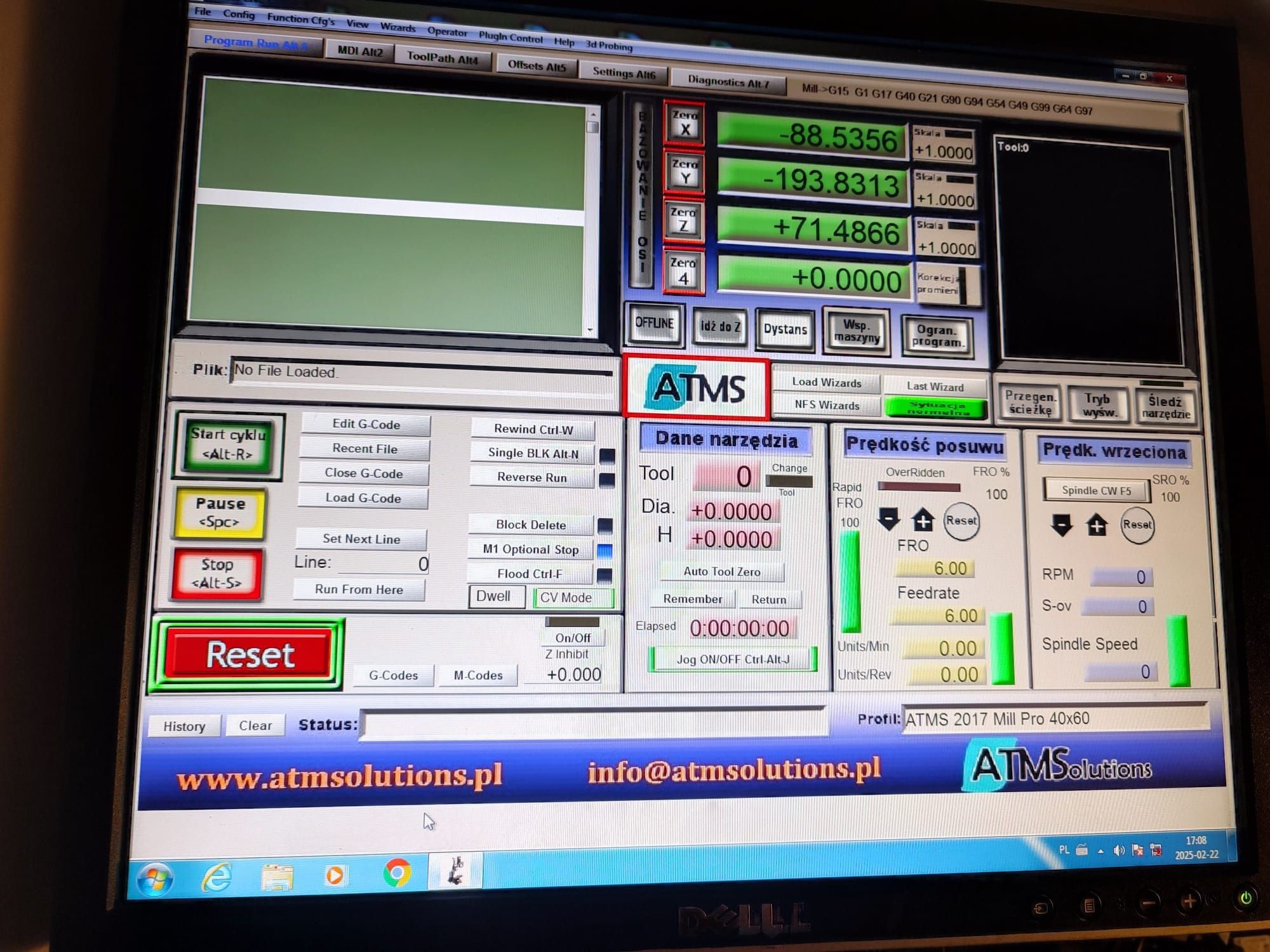 Frezarka CNC Mill Pro 60x40 ATMSolutions