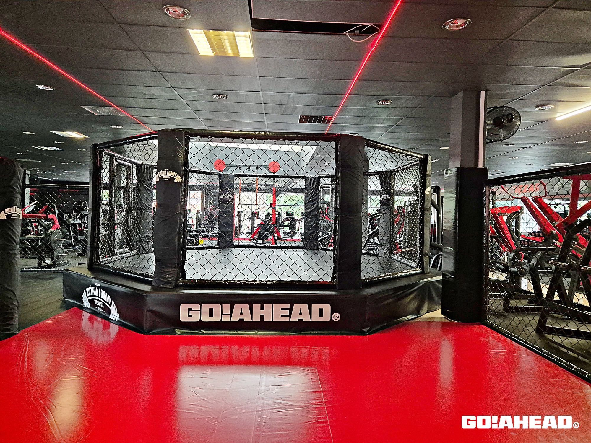 OCTAGON MMA Profesjonalny 6m z podestem NOWY SUPER CENA !