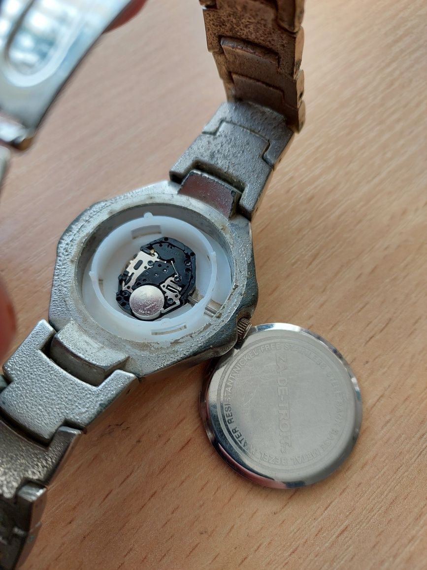 Часы мужские кварцевые с металлическим браслетом рабочие