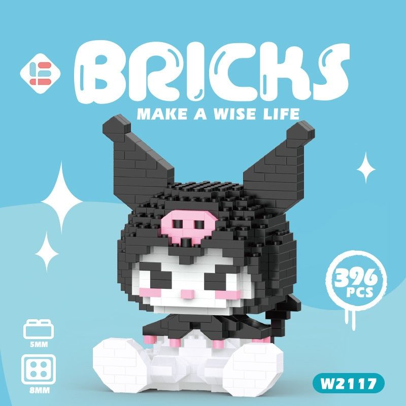 Sanrio Lego bricks - Kuromi Конструктор лего фігурка