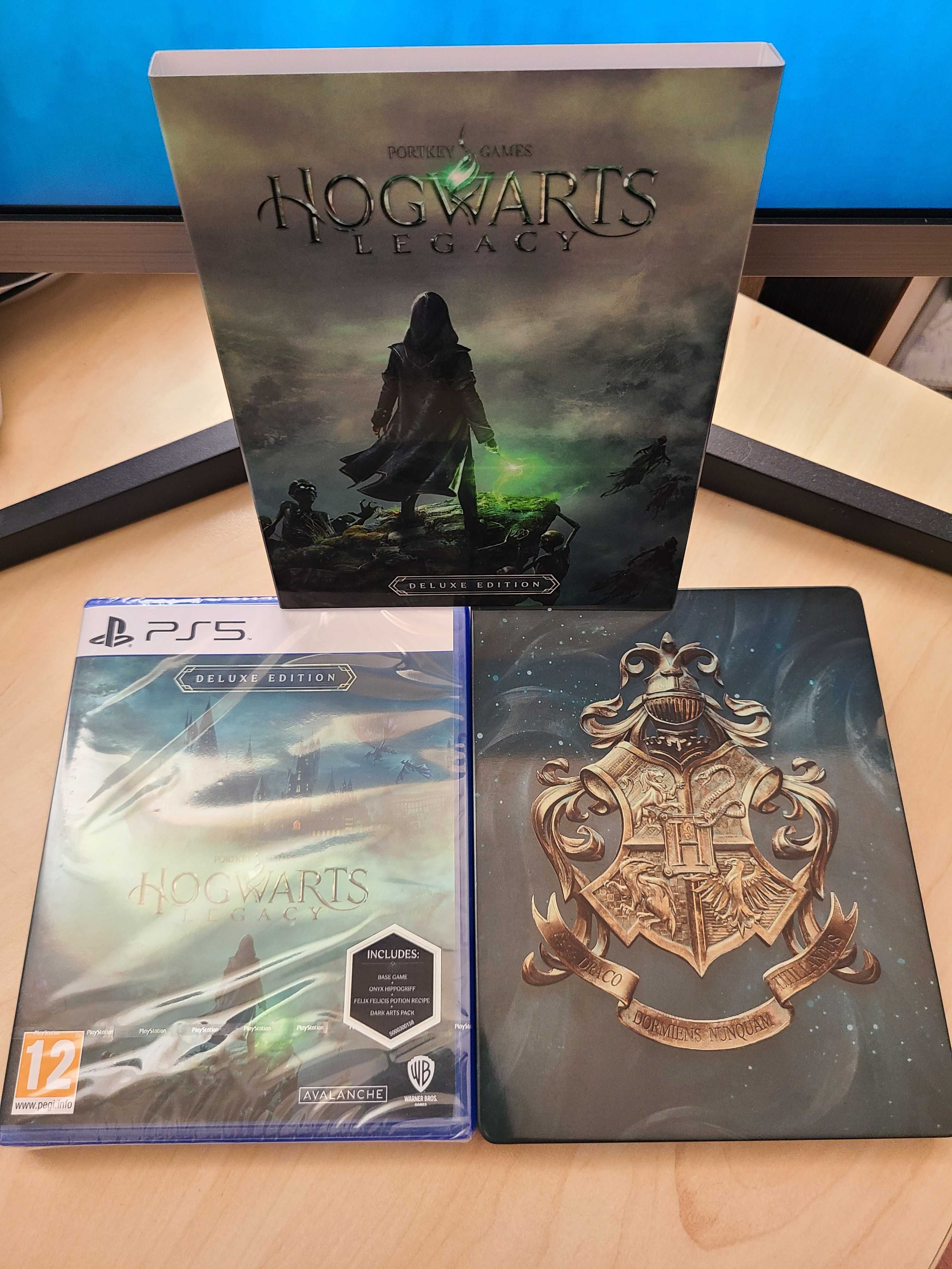 PS5 Hogwarts Legacy Steelbook Slip Cover Deluxe Edition (ULTRA RARE)