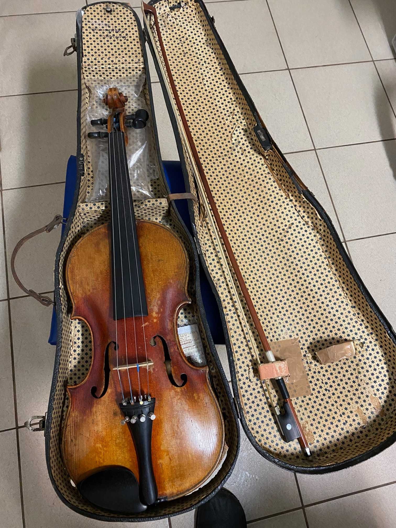 skrzypce antyczne Antica według Stradivariusa
