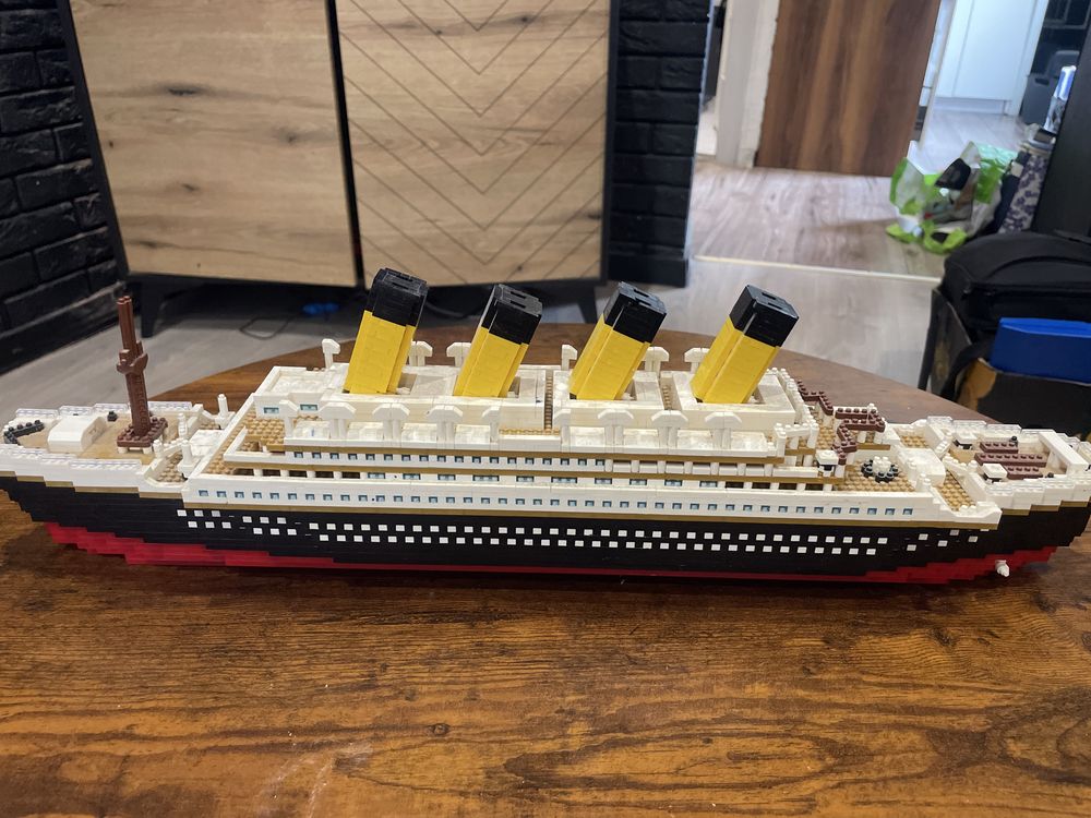 Statek titanic klocki