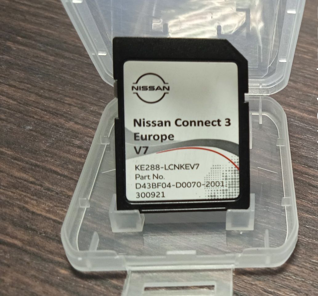 Карти навігації Nissan connect 3