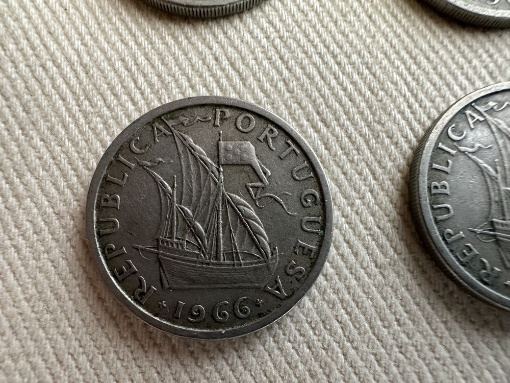 Moedas de 5$ - anos 1963 a 1968