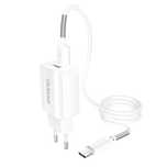 Ładowarka Sieciowa Eu 2X Usb 5V/2.4A + Kabel Micro Usb Biały