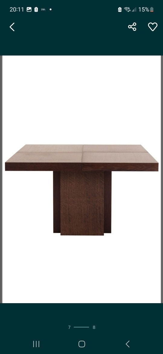Mesa de jantar madeira nogueira